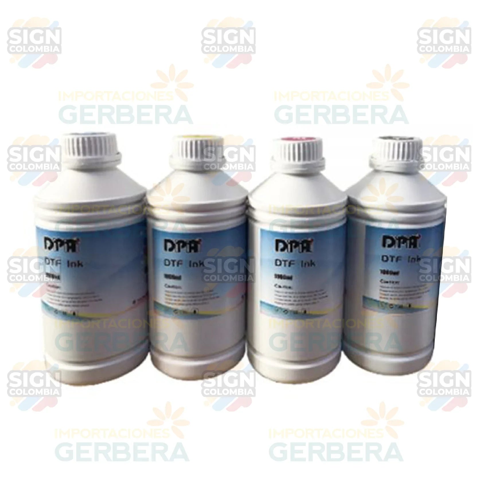 Tinta fluorescente para textiles DTF de 1L - SIGN COLOMBIA Plotter de corte